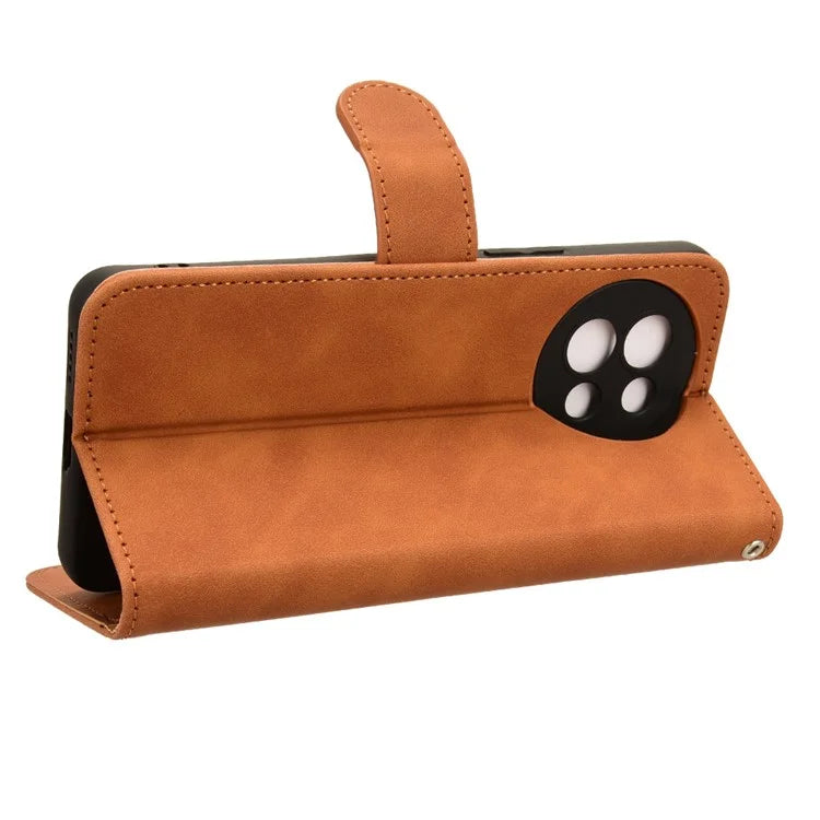 For vivo S18e 5G Leather Case Skin-Touch Wallet Phone Cover