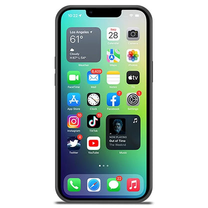 For iPhone 15 Kickstand Case Card Holder PU Leather Coated TPU Back Cover