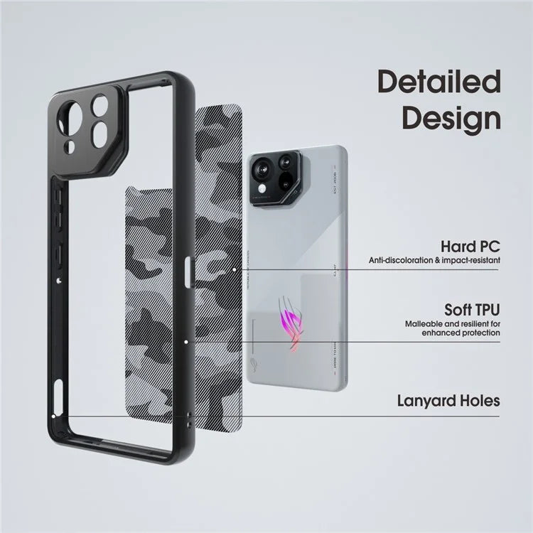 IBMRS For Asus ROG Phone 8 5G Case TPU+PC Shockproof Protection Phone Cover