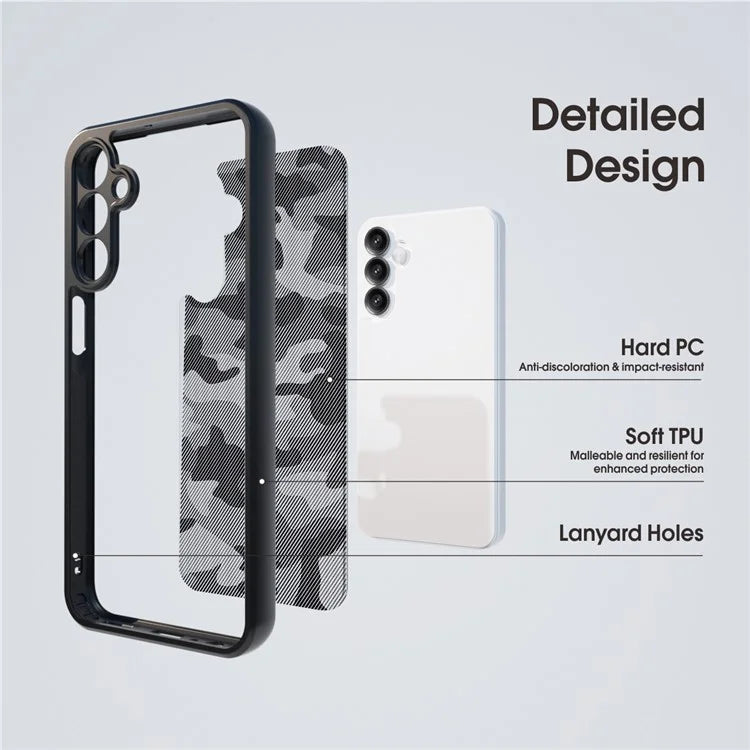 IBMRS For Samsung Galaxy A15 4G / 5G Case Drop Protection TPU+PC Phone Cover