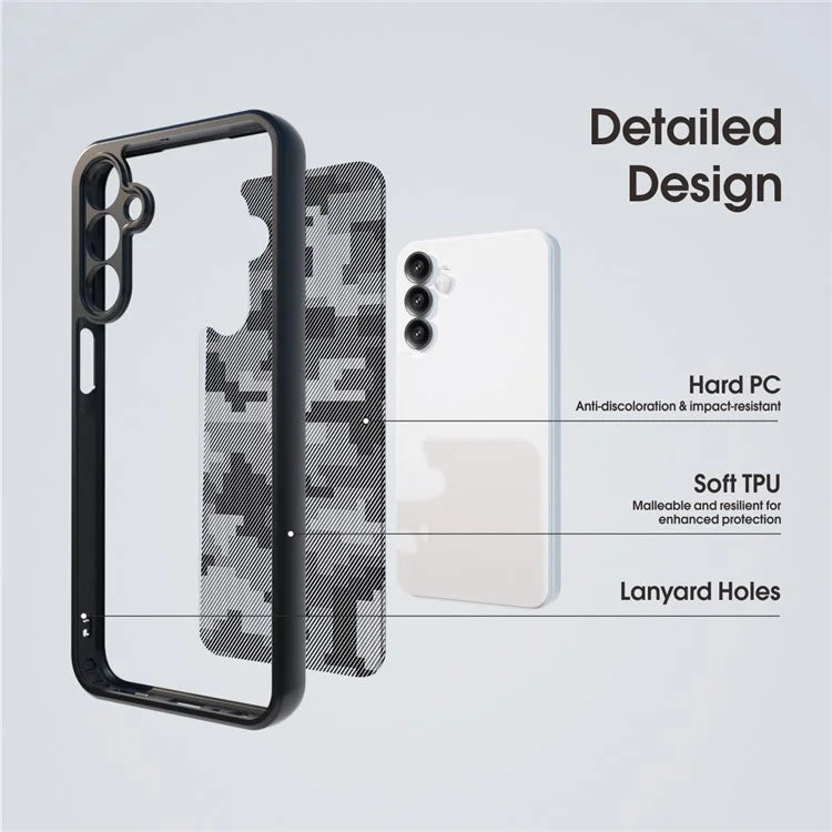 IBMRS For Samsung Galaxy A15 4G / 5G Case Drop Protection TPU+PC Phone Cover