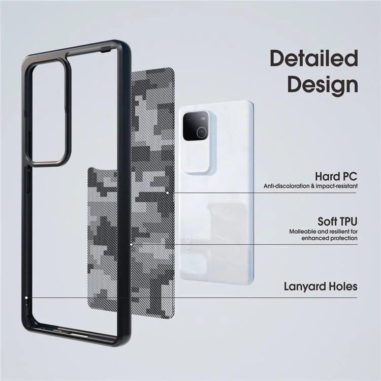 IBMRS For vivo S18 5G / S18 Pro 5G Case TPU + PC Dual Protection Phone Cover