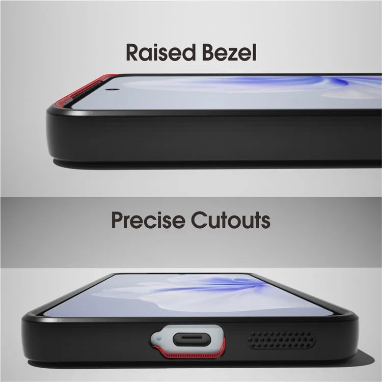 IBMRS For vivo S18e 5G Case Hybrid Soft TPU Frame+ Hard PC Back Phone Cover