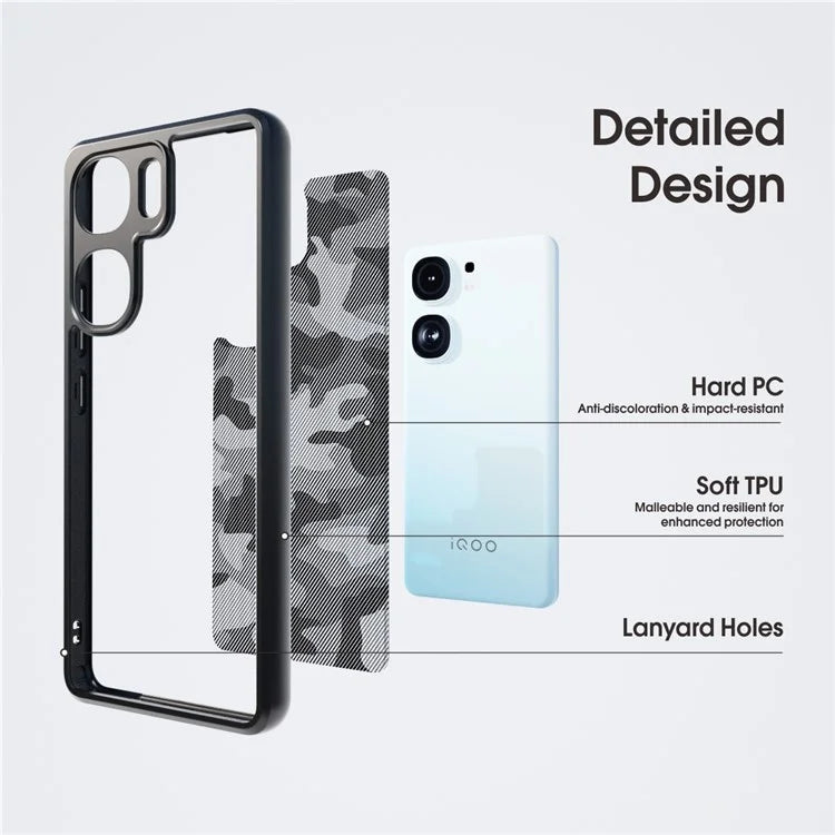 IBMRS For vivo iQOO Neo9 5G / Neo9 Pro 5G Case TPU+PC Drop Resistance Phone Cover