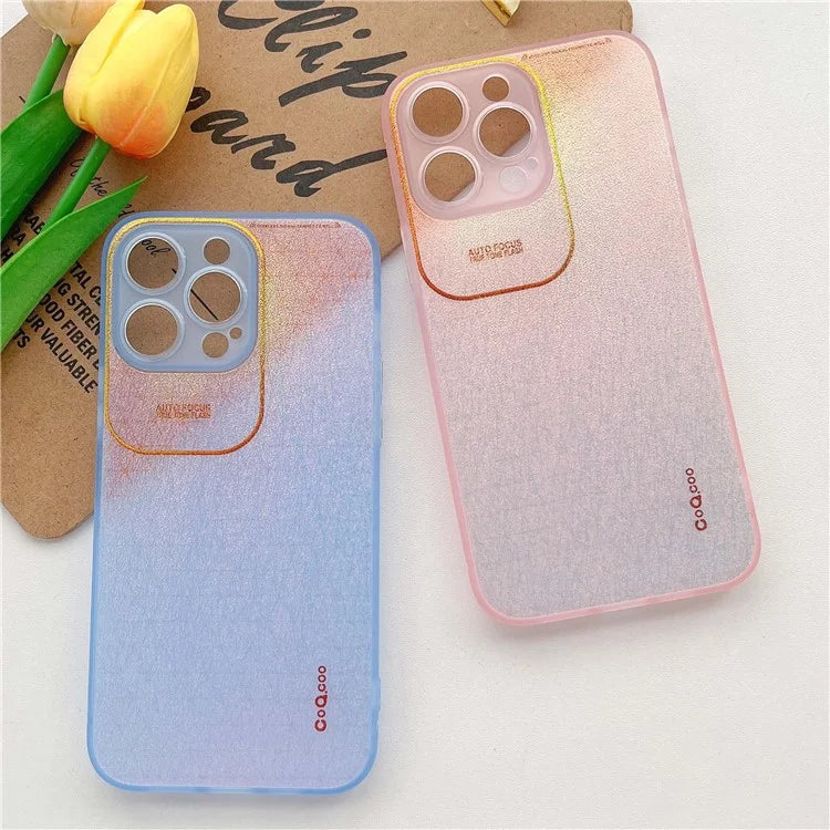 Q.COO Aurora Series for iPhone 13 Pro Case TPU+PET Mobile Phone Back Cover