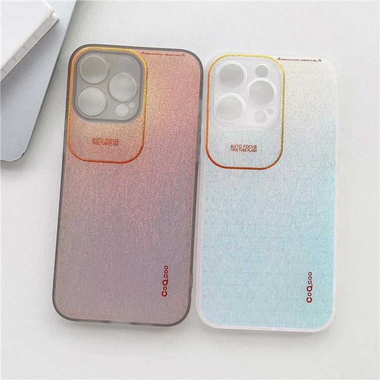 Q.COO Aurora Series for iPhone 13 Pro Case TPU+PET Mobile Phone Back Cover