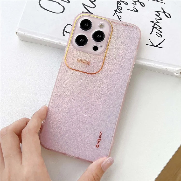 Q.COO Aurora Series for iPhone 13 Pro Case TPU+PET Mobile Phone Back Cover
