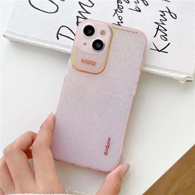 Q.COO Aurora Series for iPhone 13 Case TPU+PET Phone Cover with Aesthetic Detailing