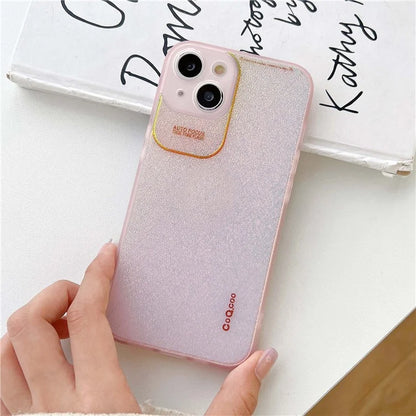 Q.COO Aurora Series for iPhone 13 Case TPU+PET Phone Cover with Aesthetic Detailing