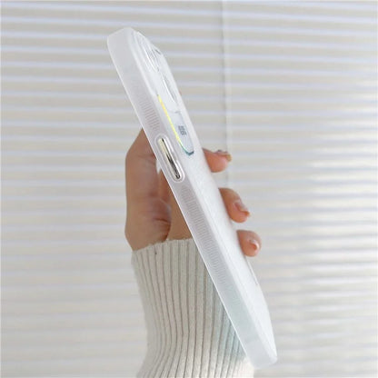 Q.COO Aurora Series for iPhone 13 Case TPU+PET Phone Cover with Aesthetic Detailing