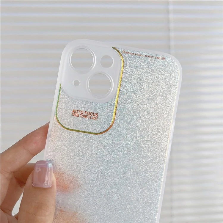 Q.COO Aurora Series for iPhone 13 Case TPU+PET Phone Cover with Aesthetic Detailing