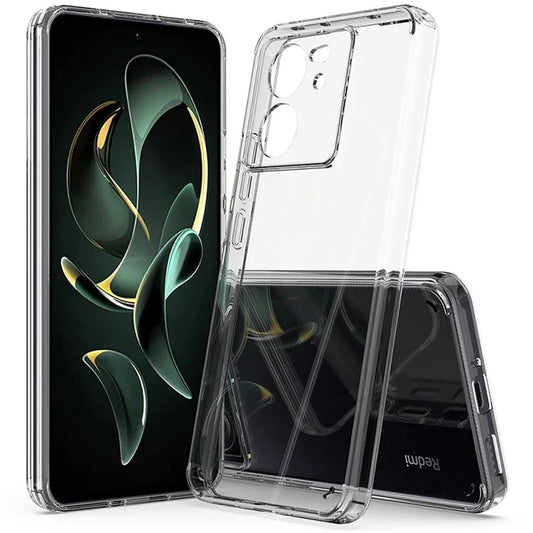 For Xiaomi 13T / 13T Pro / Redmi K60 Ultra Phone Case TPU+Acrylic Clear Back Cover