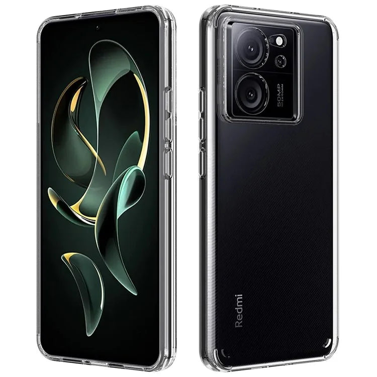For Xiaomi 13T / 13T Pro / Redmi K60 Ultra Phone Case TPU+Acrylic Clear Back Cover