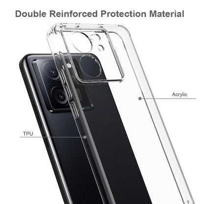 For Xiaomi 13T / 13T Pro / Redmi K60 Ultra Phone Case TPU+Acrylic Clear Back Cover
