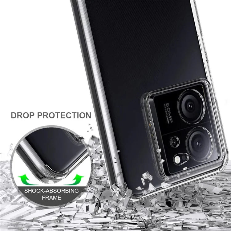 For Xiaomi 13T / 13T Pro / Redmi K60 Ultra Phone Case TPU+Acrylic Clear Back Cover