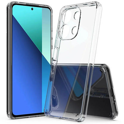 For Xiaomi Redmi Note 13 4G Case Scratch Resistant TPU+Acrylic Clear Phone Cover