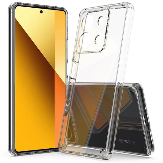 For Xiaomi Redmi Note 13 Pro 5G / Poco X6 5G Case TPU+Acrylic Transparent Mobile Phone Cover