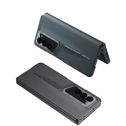 GKK For Samsung Galaxy Z Fold5 5G Case Anti-Drop Hard PC Phone Cover with Tempered Glass Film