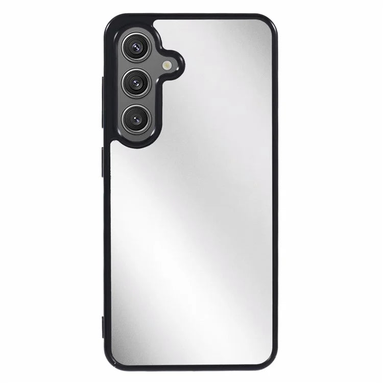 For Samsung Galaxy S24 Case Mirror Surface Back Shockproof Soft TPU Phone Cover