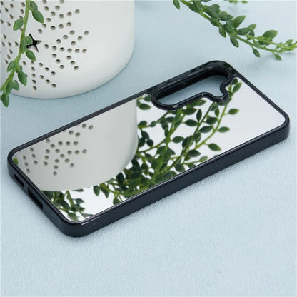 For Samsung Galaxy S24 Case Mirror Surface Back Shockproof Soft TPU Phone Cover