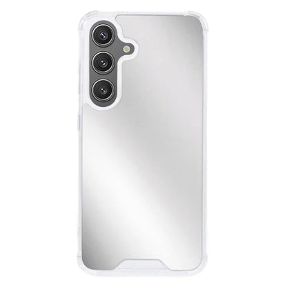 For Samsung Galaxy S24 Case Mirror Surface Back Shockproof Soft TPU Phone Cover