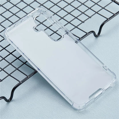 For Samsung Galaxy S24 Case Mirror Surface Back Shockproof Soft TPU Phone Cover