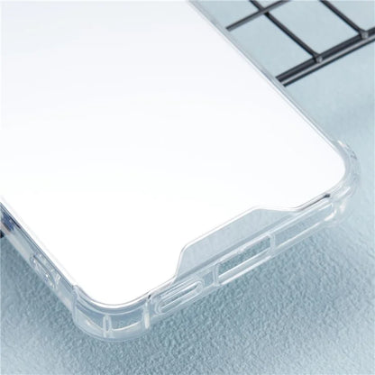 For Samsung Galaxy S24 Case Mirror Surface Back Shockproof Soft TPU Phone Cover