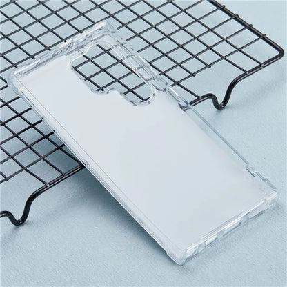 For Samsung Galaxy S24 Ultra TPU Case Mirror Surface Phone Cover Bright Reflection