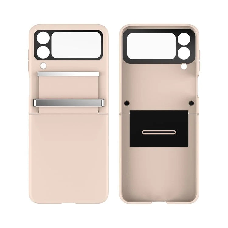 For Samsung Galaxy Z Flip4 5G Shockproof Case PC+PU+Metal Phone Cover