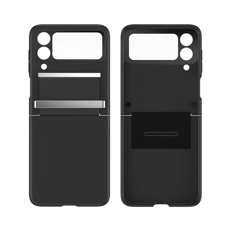 For Samsung Galaxy Z Flip4 5G Shockproof Case PC+PU+Metal Phone Cover