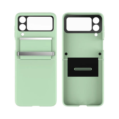 For Samsung Galaxy Z Flip4 5G Shockproof Case PC+PU+Metal Phone Cover