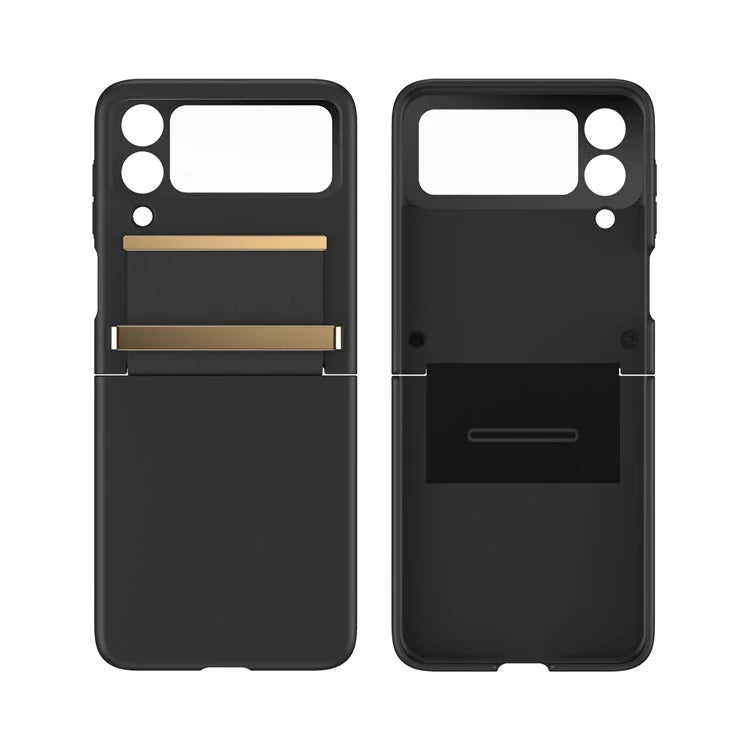 For Samsung Galaxy Z Flip4 5G Shockproof Case PC+PU+Metal Phone Cover