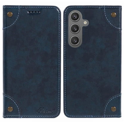 SUTENI For Samsung Galaxy S24+ PU Leather Cover Anti-Drop Stand Wallet Phone Case