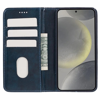SUTENI For Samsung Galaxy S24+ PU Leather Cover Anti-Drop Stand Wallet Phone Case