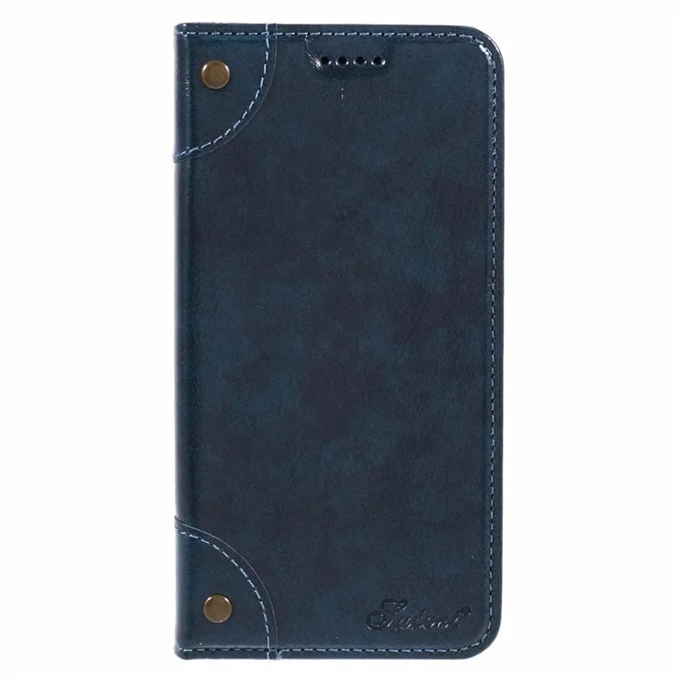 SUTENI For Samsung Galaxy S24+ PU Leather Cover Anti-Drop Stand Wallet Phone Case