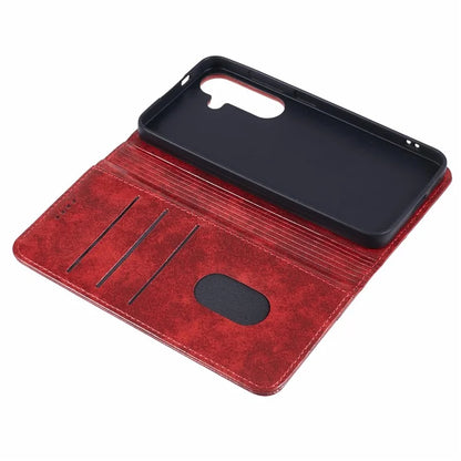 SUTENI For Samsung Galaxy S24+ PU Leather Cover Anti-Drop Stand Wallet Phone Case