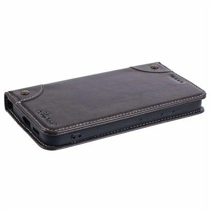SUTENI For Samsung Galaxy S24+ PU Leather Cover Anti-Drop Stand Wallet Phone Case