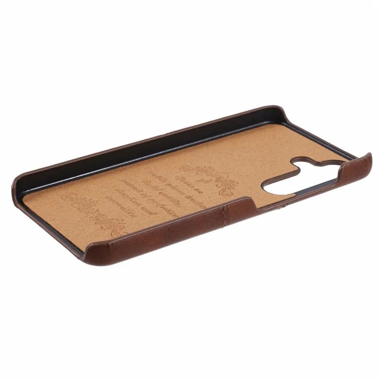 SUTENI For Samsung Galaxy S24 Calf Texture Case PU Leather Coated PC Back Shell