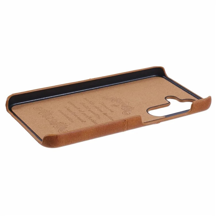 SUTENI For Samsung Galaxy S24 Calf Texture Case PU Leather Coated PC Back Shell