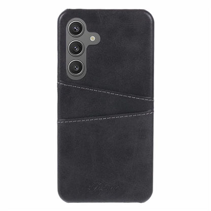 SUTENI For Samsung Galaxy S24 Calf Texture Case PU Leather Coated PC Back Shell