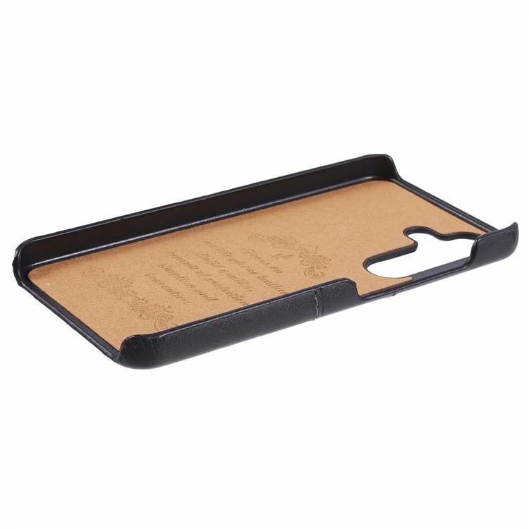 SUTENI For Samsung Galaxy S24 Calf Texture Case PU Leather Coated PC Back Shell