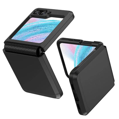 For Samsung Galaxy Z Flip5 5G Folding Case Hinge Protection PC+TPU Phone Cover