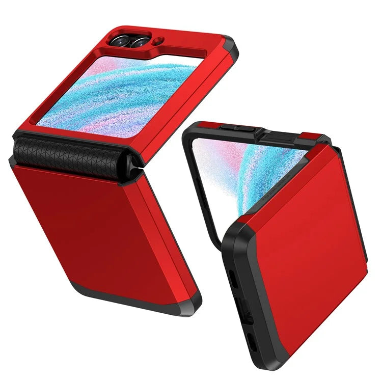 For Samsung Galaxy Z Flip5 5G Folding Case Hinge Protection PC+TPU Phone Cover