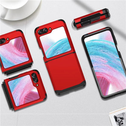 For Samsung Galaxy Z Flip5 5G Folding Case Hinge Protection PC+TPU Phone Cover