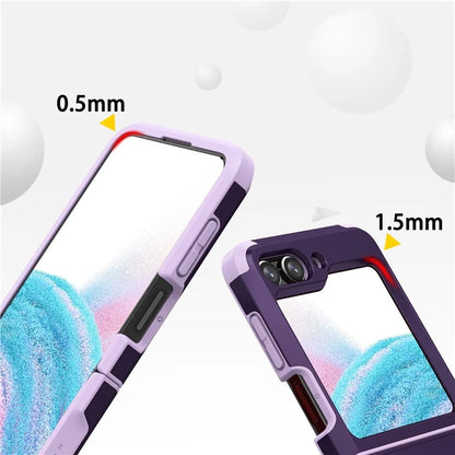 For Samsung Galaxy Z Flip5 5G Folding Case Hinge Protection PC+TPU Phone Cover