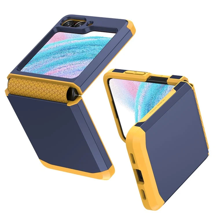 For Samsung Galaxy Z Flip5 5G Folding Case Hinge Protection PC+TPU Phone Cover