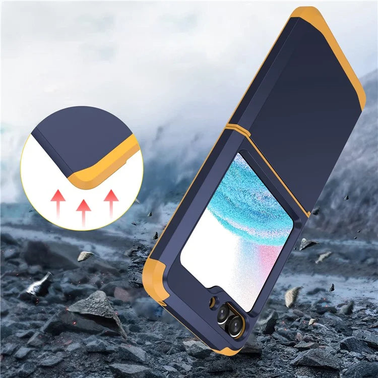 For Samsung Galaxy Z Flip5 5G Folding Case Hinge Protection PC+TPU Phone Cover