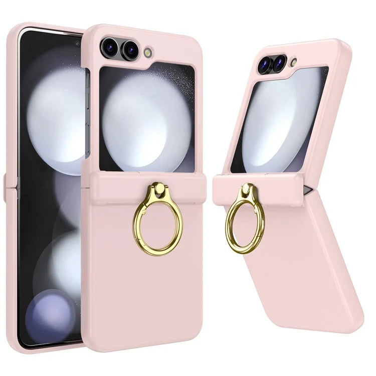 For Samsung Galaxy Z Flip5 5G Case Anti-Drop Hinge Kickstand Hard PC Phone Back Cover