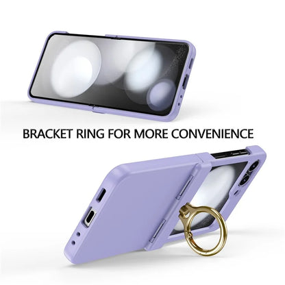 For Samsung Galaxy Z Flip5 5G Case Anti-Drop Hinge Kickstand Hard PC Phone Back Cover