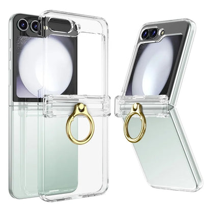 For Samsung Galaxy Z Flip5 5G Case Anti-Drop Hinge Kickstand Hard PC Phone Back Cover